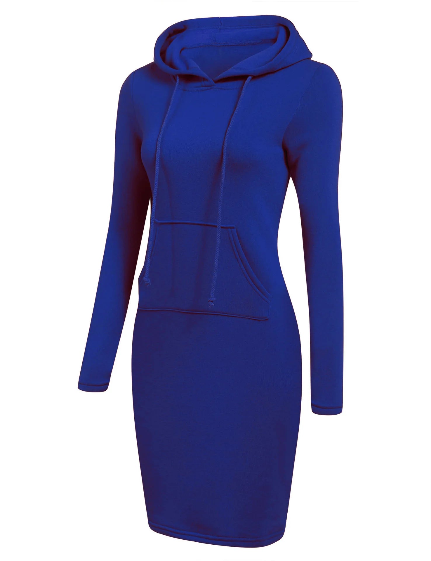 Autumn Casual Hooded Sweatshirt Dress for Women