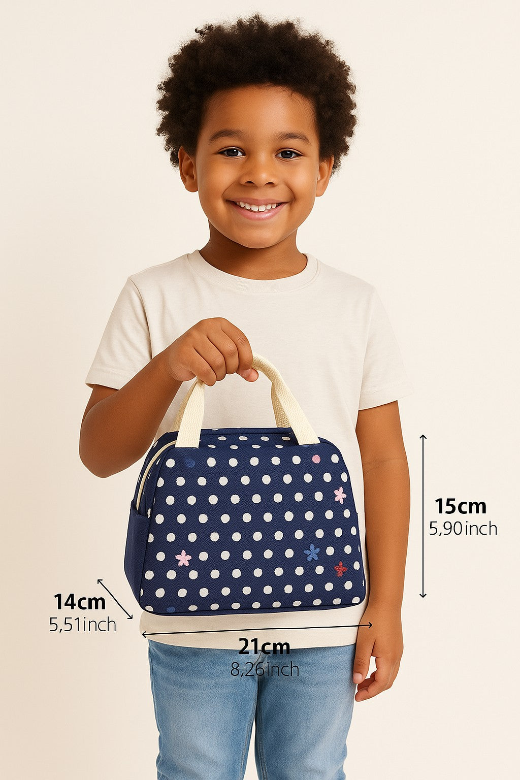 Insulated Lunch Bag, Thermal Lunch Box Satchel Bag For Office, Picnic, Beach, Travel