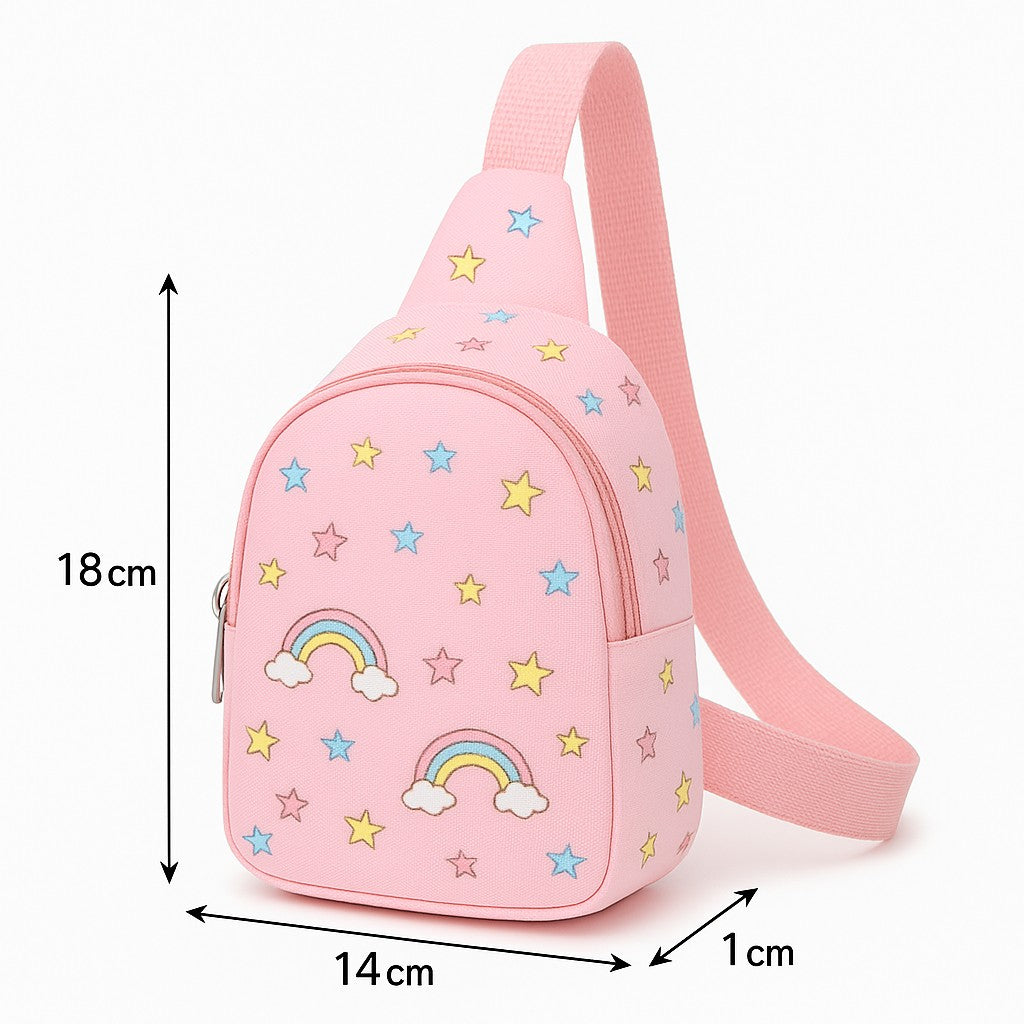Sling Chest Bag – Cartoon-Inspired Crossbody