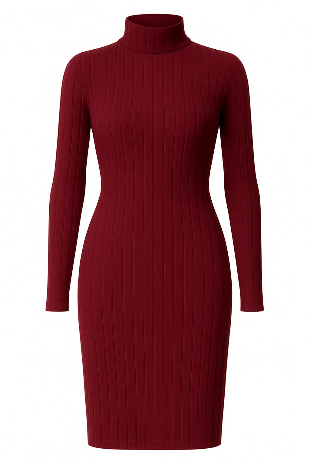 Turtleneck Bodycon Mini Dress — Autumn/Winter