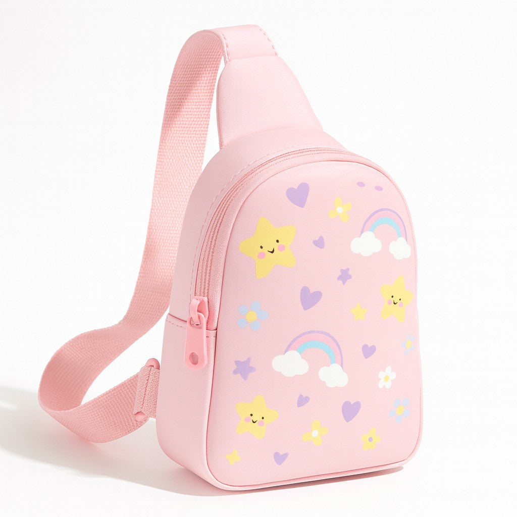 Sling Chest Bag – Cartoon-Inspired Crossbody