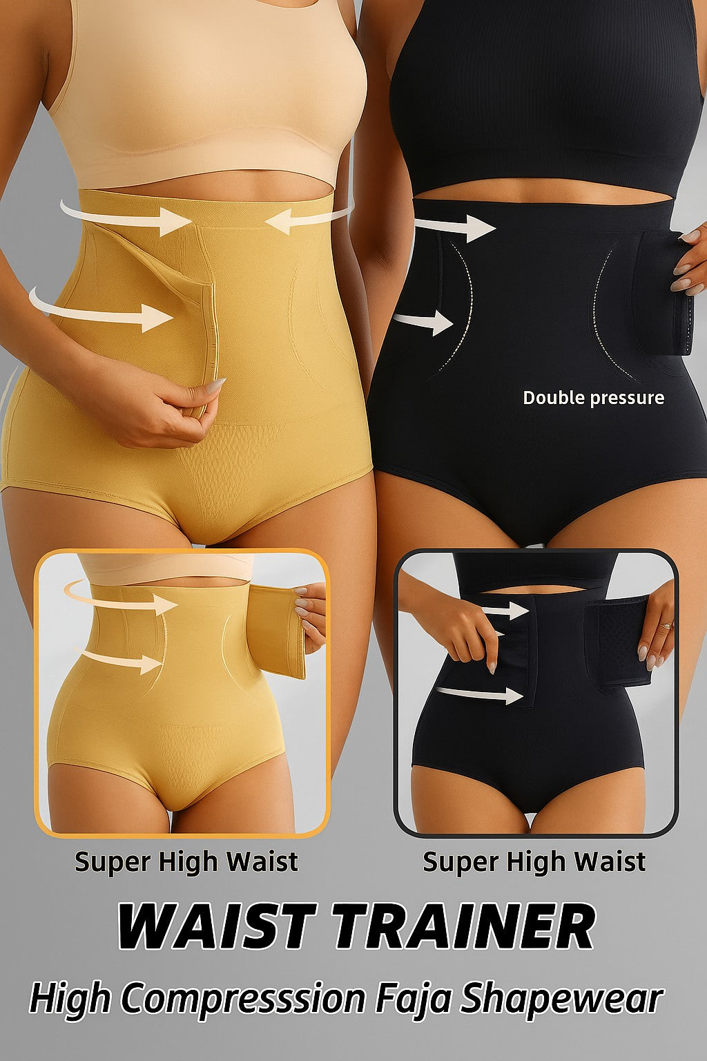 High-Waist Body Shaper Briefs