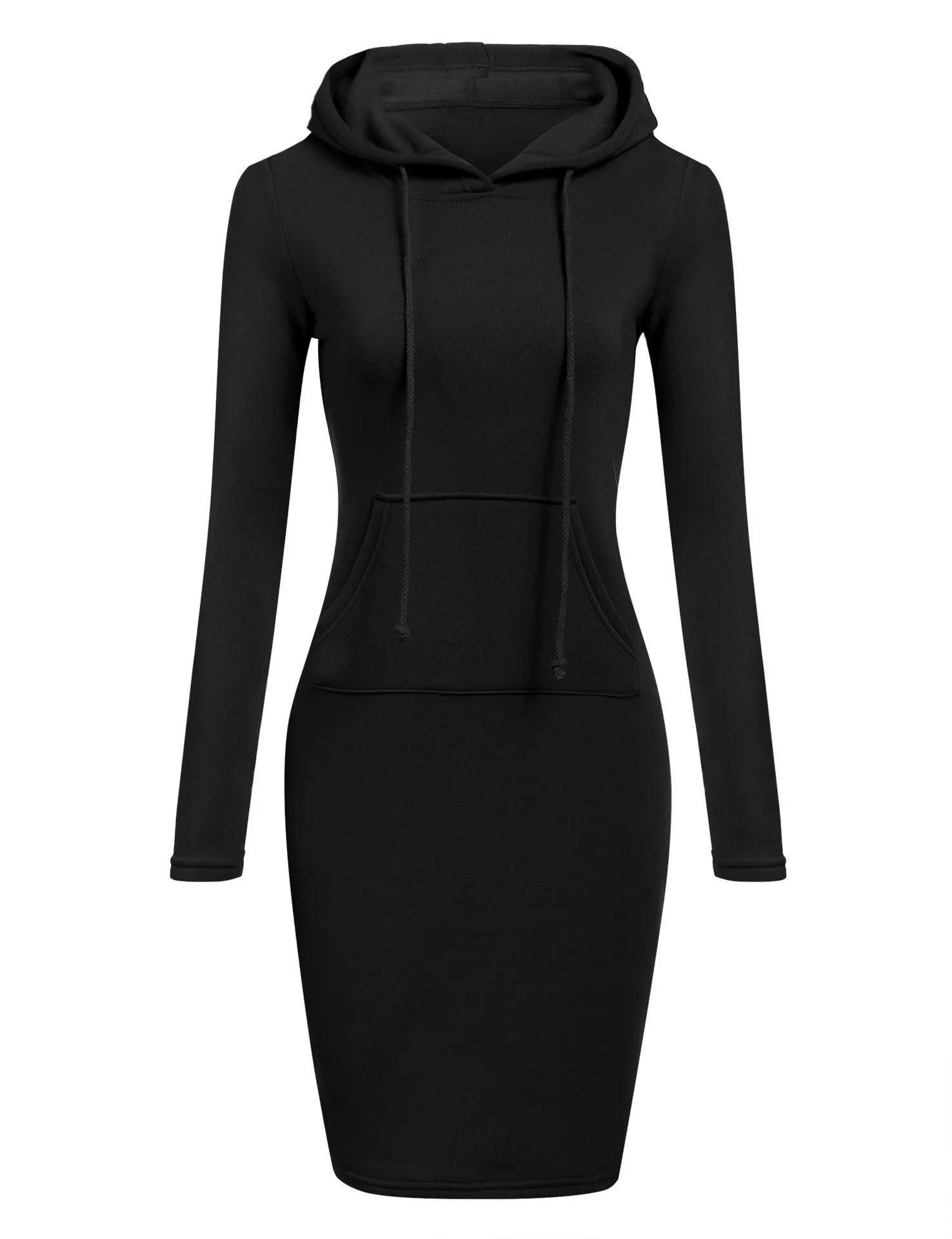 Autumn Casual Hooded Sweatshirt Dress for Women