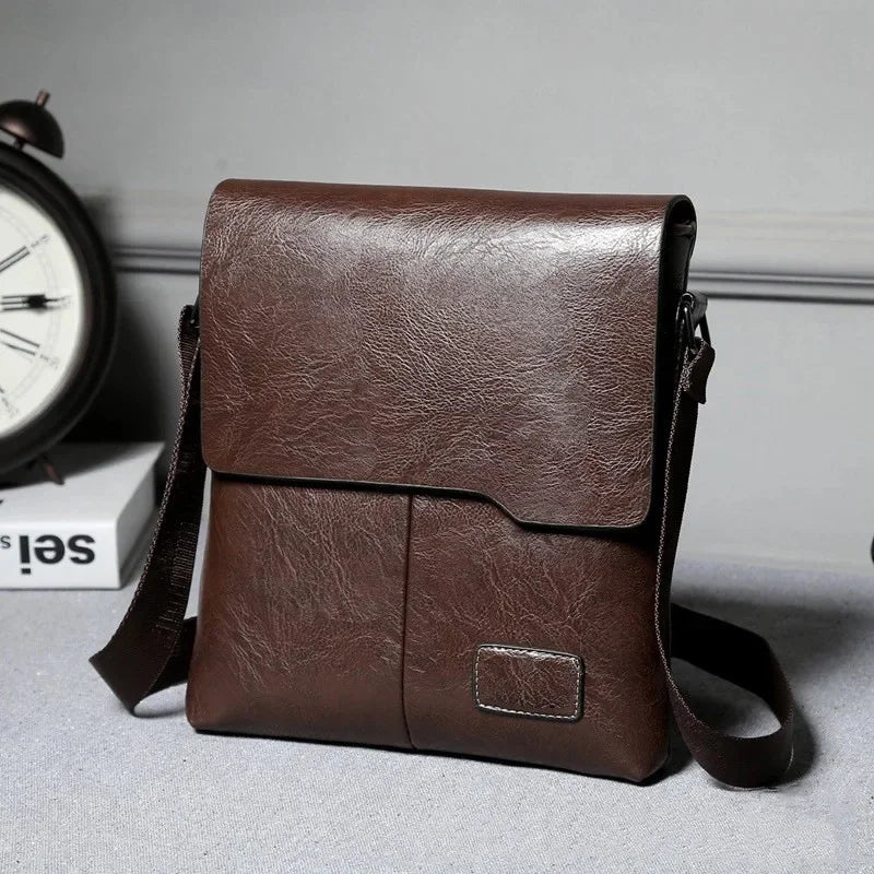 PU Leather Messenger Bag – Business-Ready and Stylish