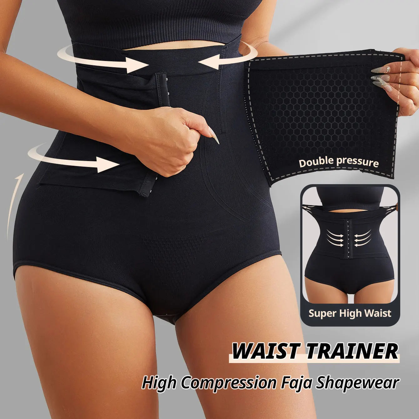 High-Waist Body Shaper Briefs