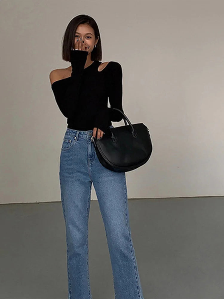 Off-shoulder Asymmetrical Top
