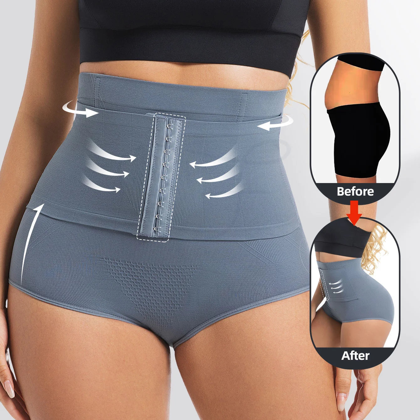 High-Waist Body Shaper Briefs