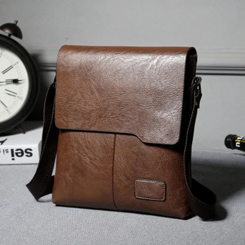 PU Leather Messenger Bag – Business-Ready and Stylish