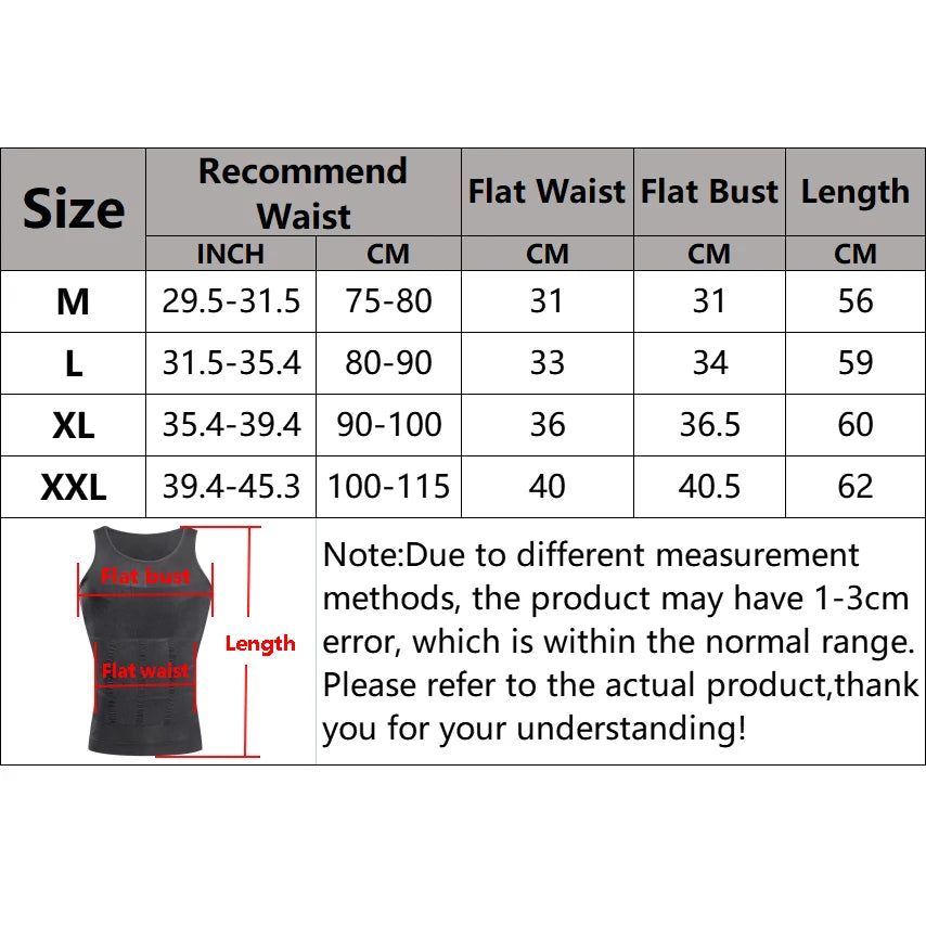 Men’s Body Shaper Compression Tank