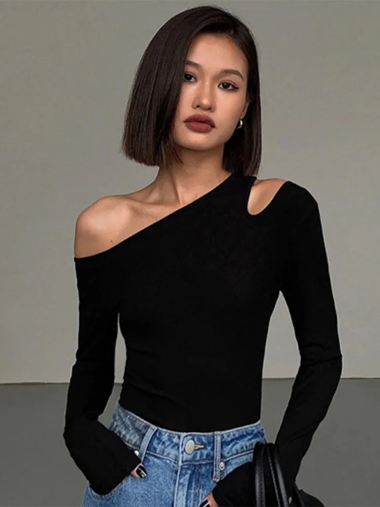 Off-shoulder Asymmetrical Top