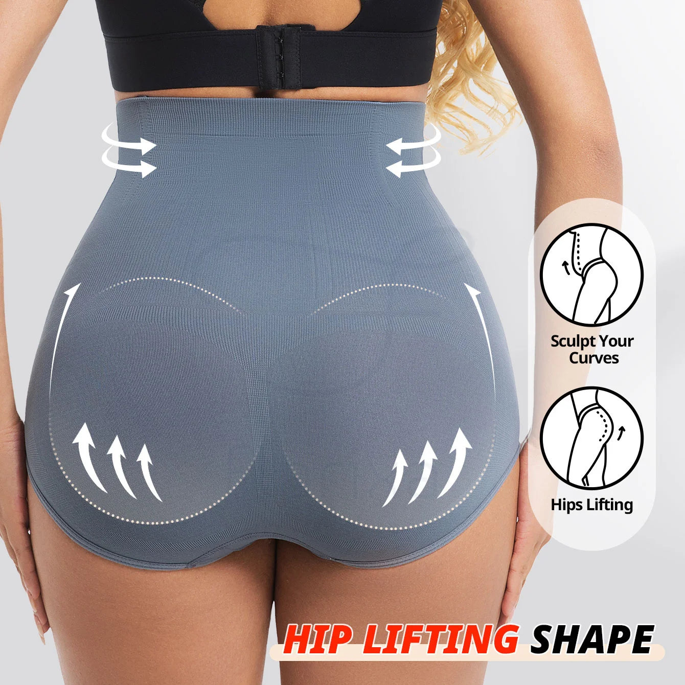 High-Waist Body Shaper Briefs