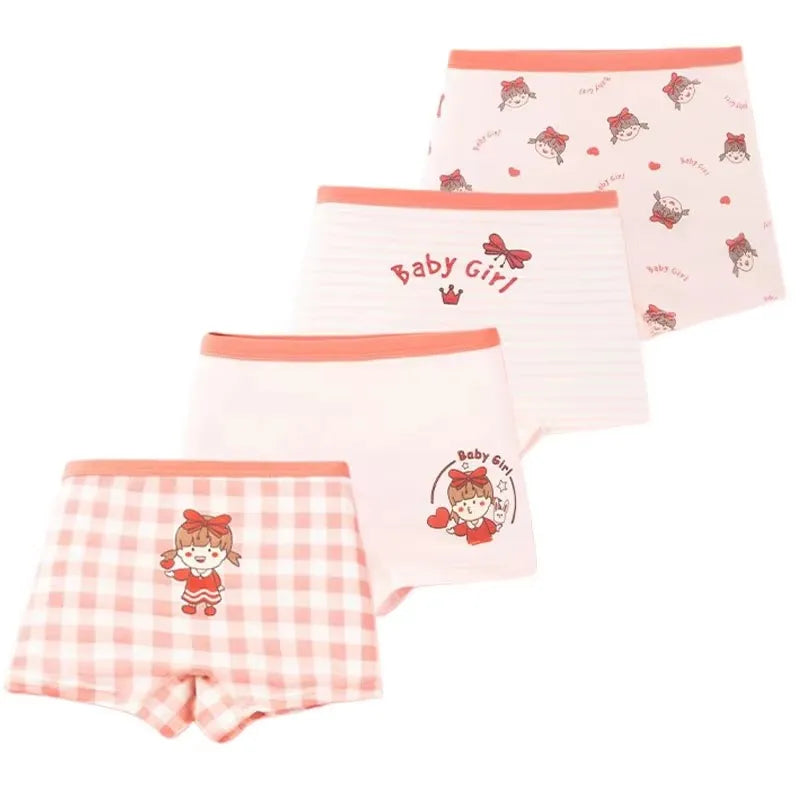 Multipack Girls Cotton Boy Shorts/Underwear