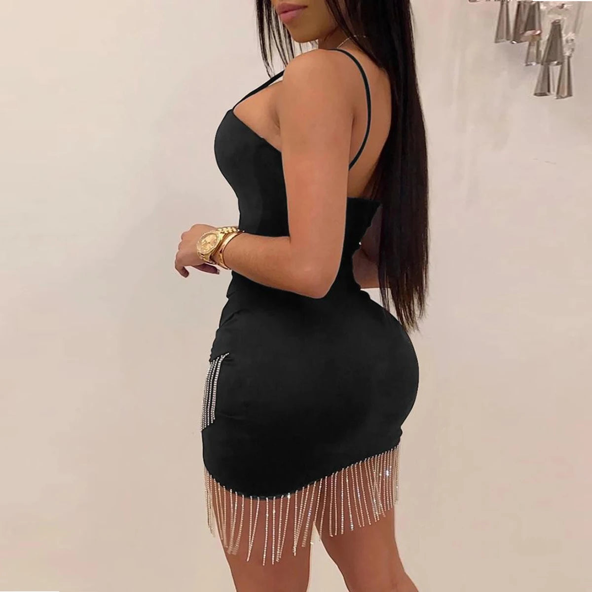 Summer Fashion Slip Tassel Dress
