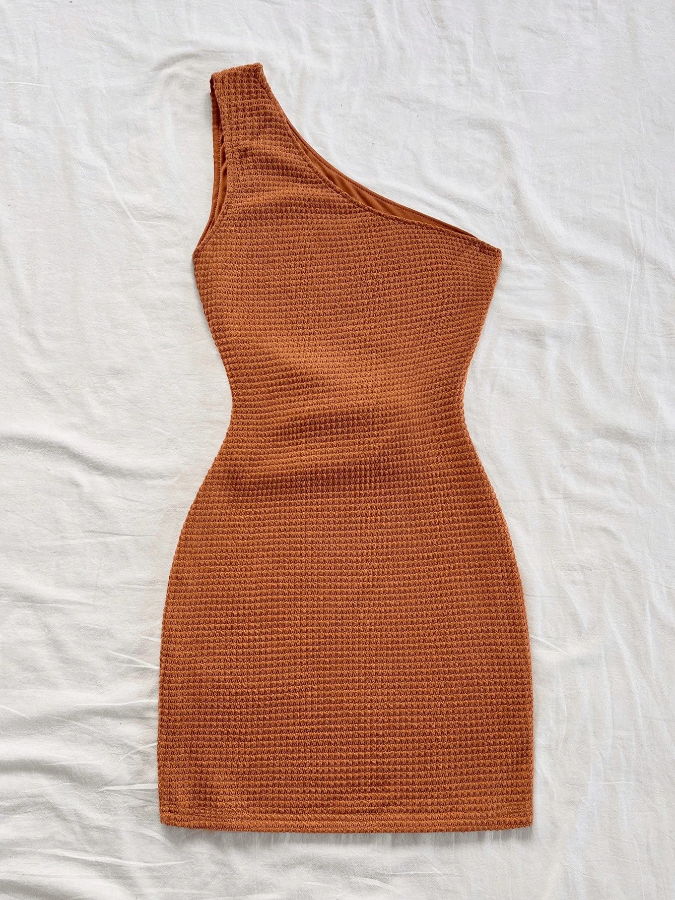 Elegant Off-the-Shoulder Hollowed-Out Metal Buckle Dress