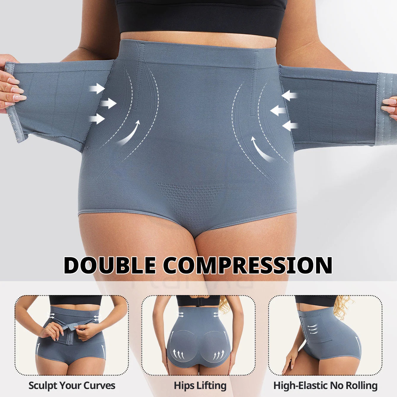 High-Waist Body Shaper Briefs