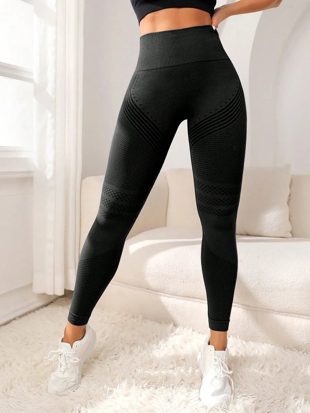 Women’s High-Waisted Seamless Fitness Leggings