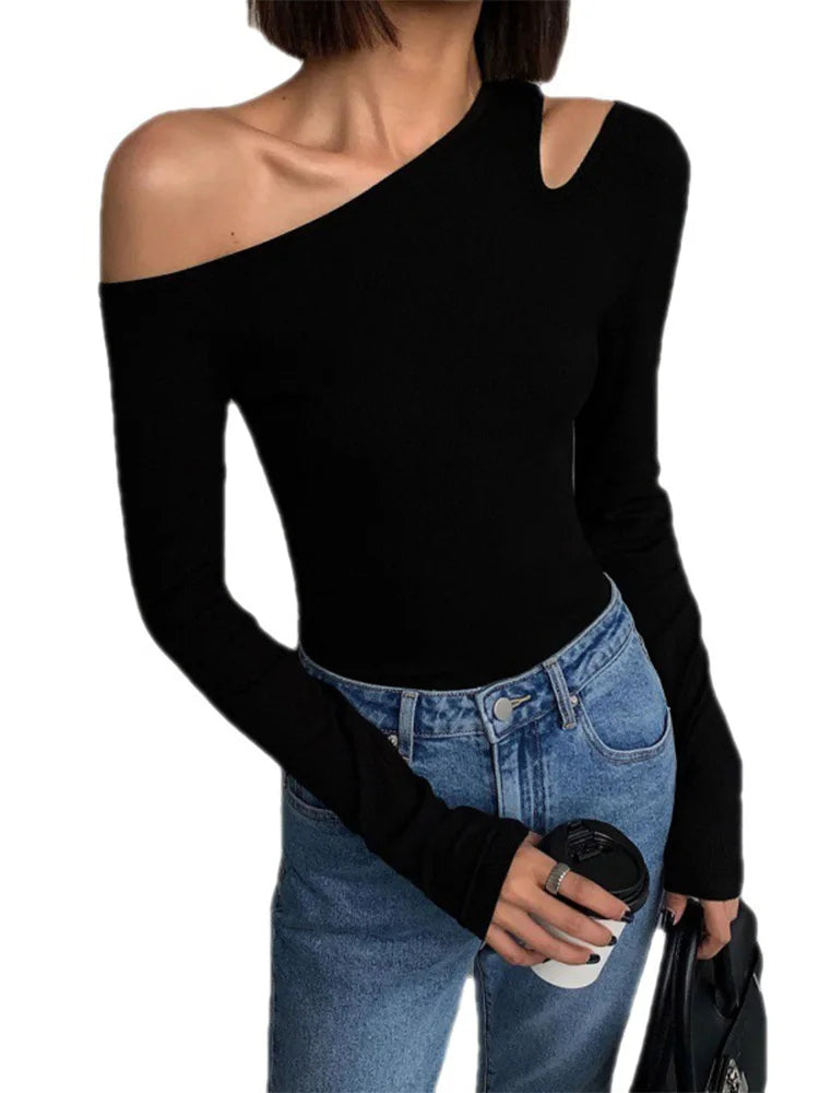 Off-shoulder Asymmetrical Top