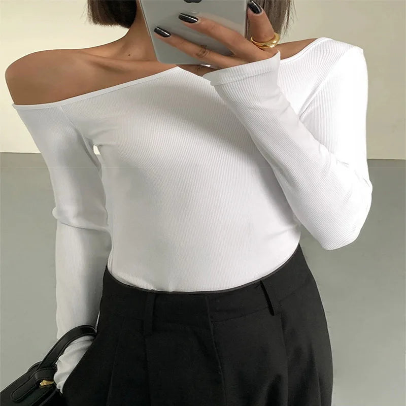 Off-shoulder Asymmetrical Top