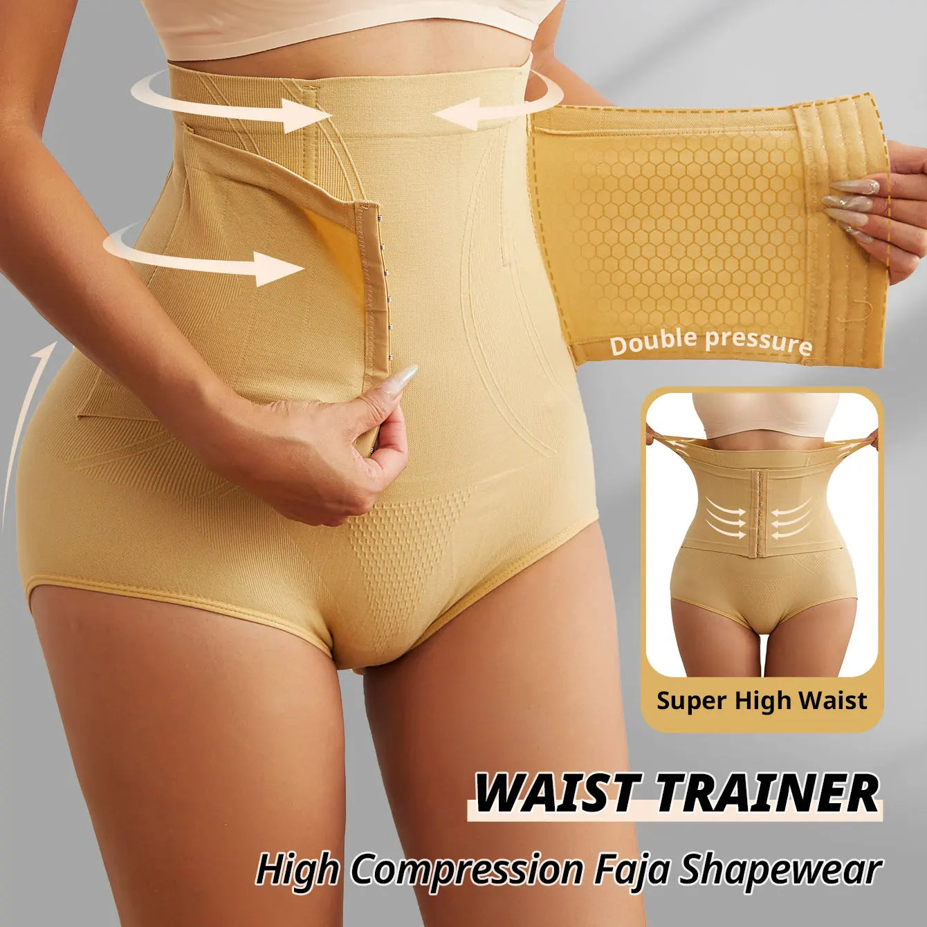 High-Waist Body Shaper Briefs