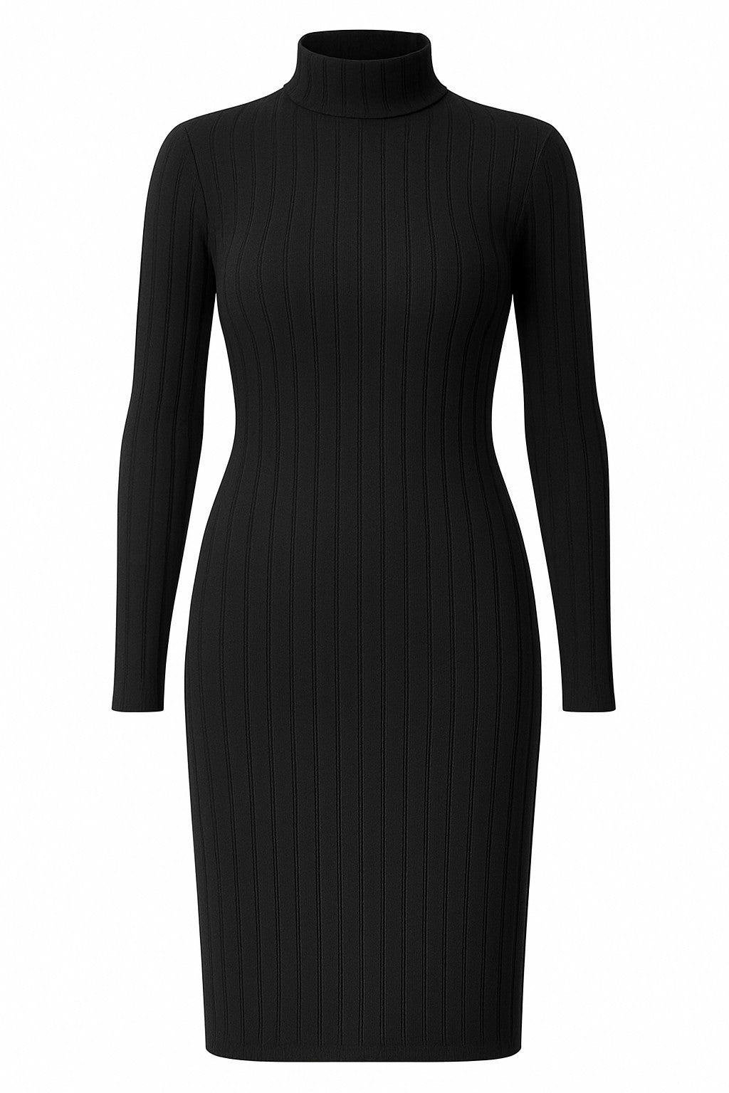 Turtleneck Bodycon Mini Dress — Autumn/Winter