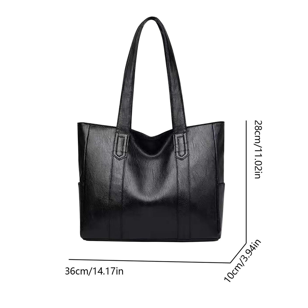 Classic PU Leather Bucket Bag